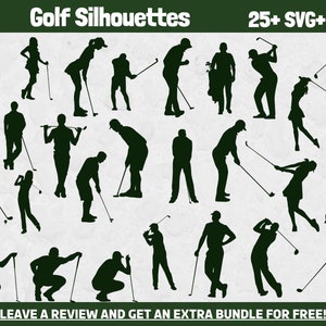 Golf Spieler SVG, Golf Silhouetten SVG, SVG-Dateien für Cricut, Golf PNG, Golf Clipart, Golfer SVG, Sport Silhouetten, grün svg