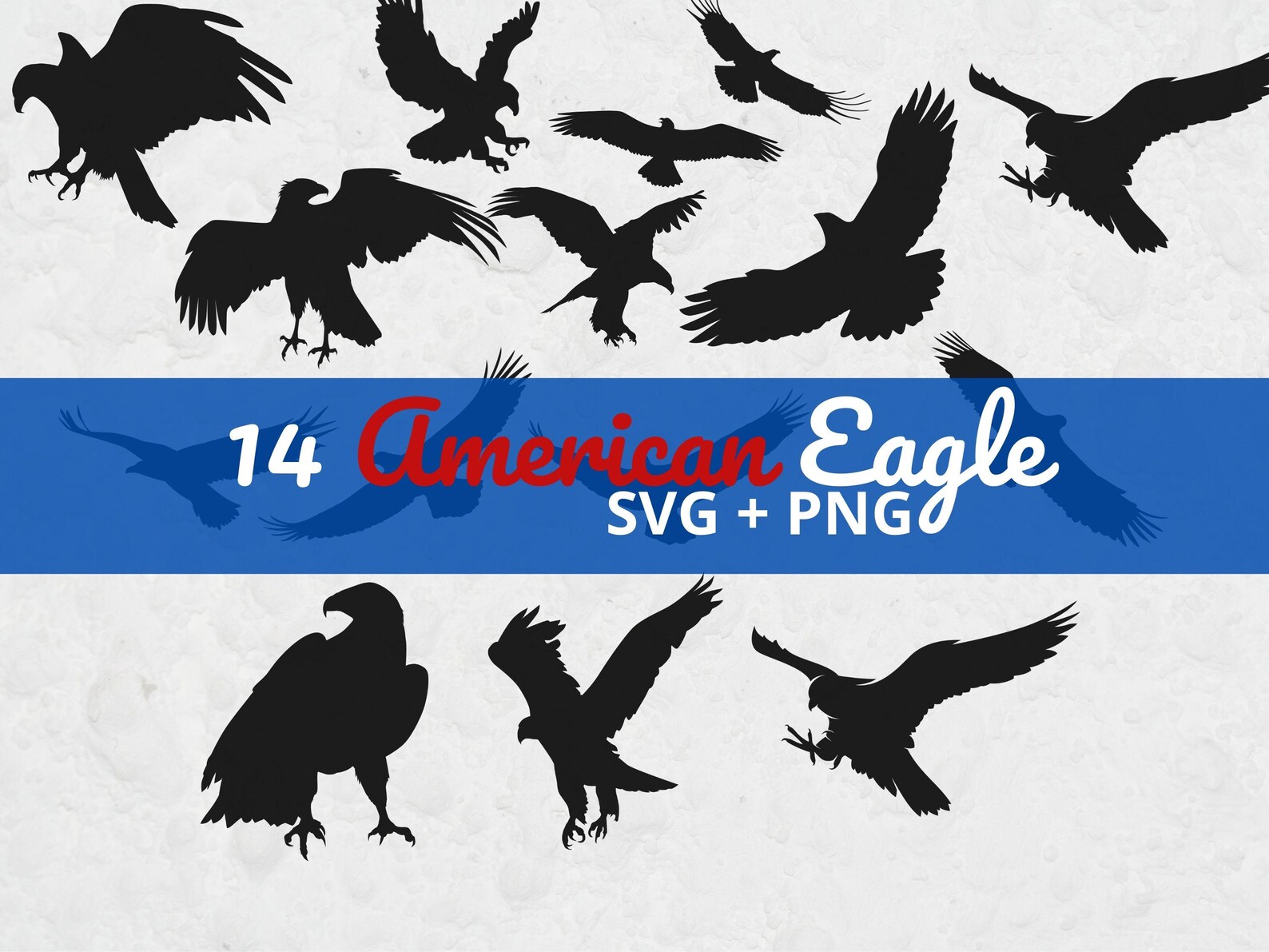 Eagle SVG Bundle, Svg Files for Cricut, Bird SVG, Eagle Silhouette ...