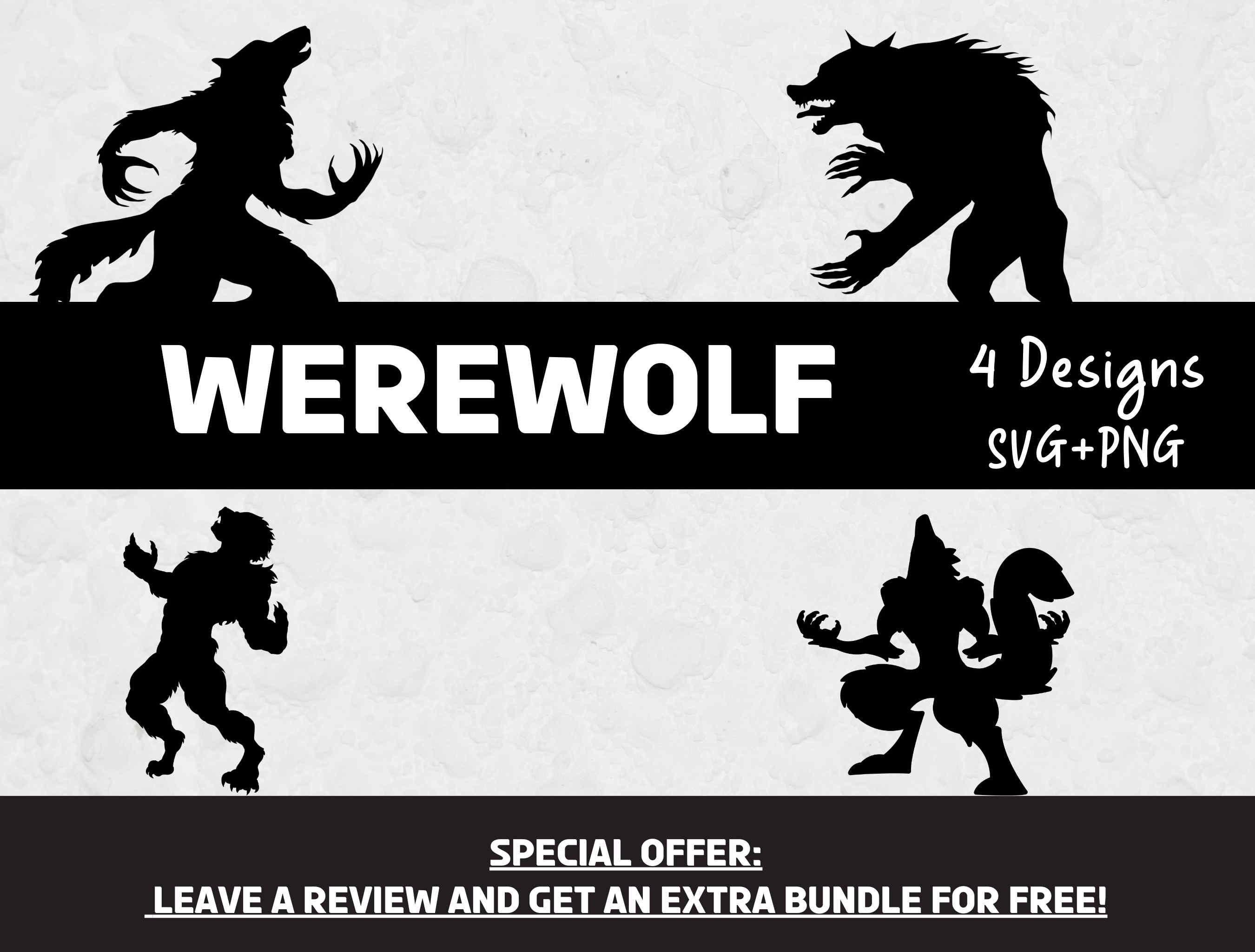 Werewolf Svg Svg Files for Cricut Fantasy Svg Horror Svg Etsy