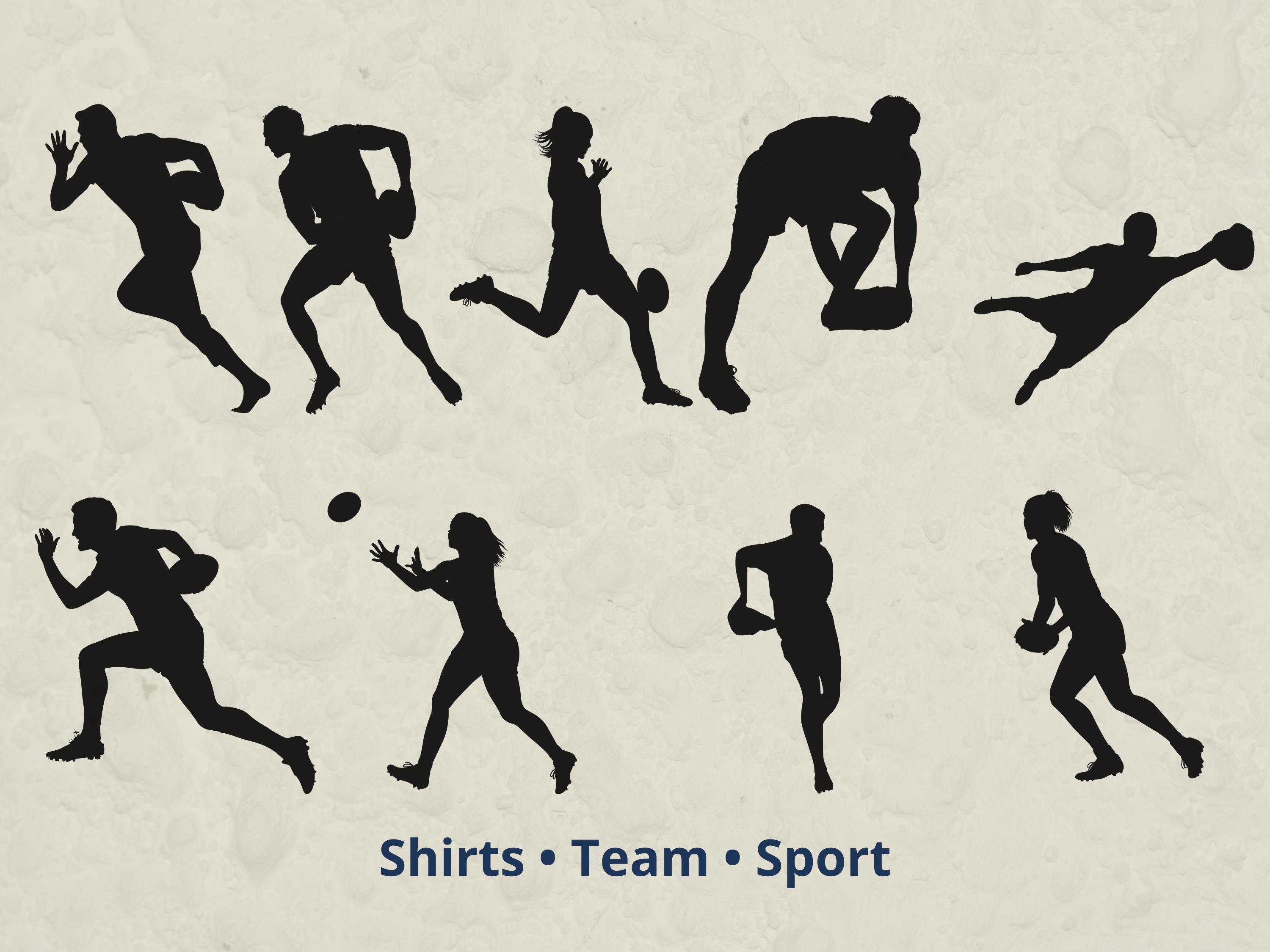 Rugby Svg Bundle, Rugby Player Silhouette, Rugby Shirt Design, Sports ...