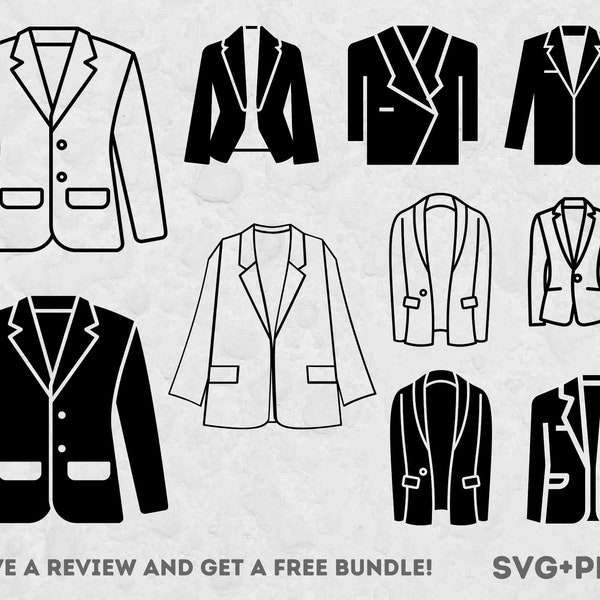 Blazer Svg, Svg Files for Cricut, Jacket Svg, Paper doll Clipart, Blazer Clipart, Fashion Clipart, Clothes Clipart, Blazer Cut File