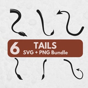 Devil Tail SVG Bundle for Cricut, Halloween Tail PNG, Costume svg, Devil Clipart, Cosplay Tail, Shirt Design, Spooky SVG, Halloween Cut File