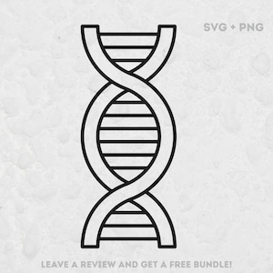 DNA Molecule SVG, Svg files for Cricut, DNA Svg, Science Clipart, Dna Cut File, Chemistry Svg, Hospital Clipart, Research Svg, Scientist Svg