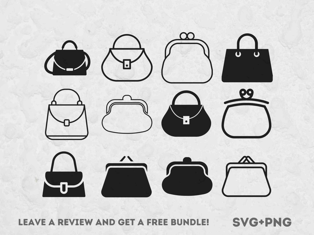 Purse SVG, Handbag Svg, Purse Clipart, SVG Files for Cricut, Purse Cut