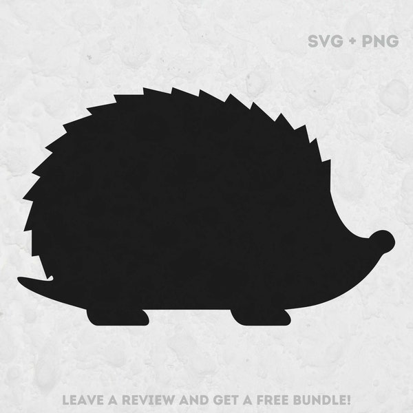 Hedgehog Silhouette SVG File, SVG Files for Cricut, Hedgehog Svg, Nursery Clipart, Hedgehog Silhouette, Hedgehog Cut File, Cute Animal SVG