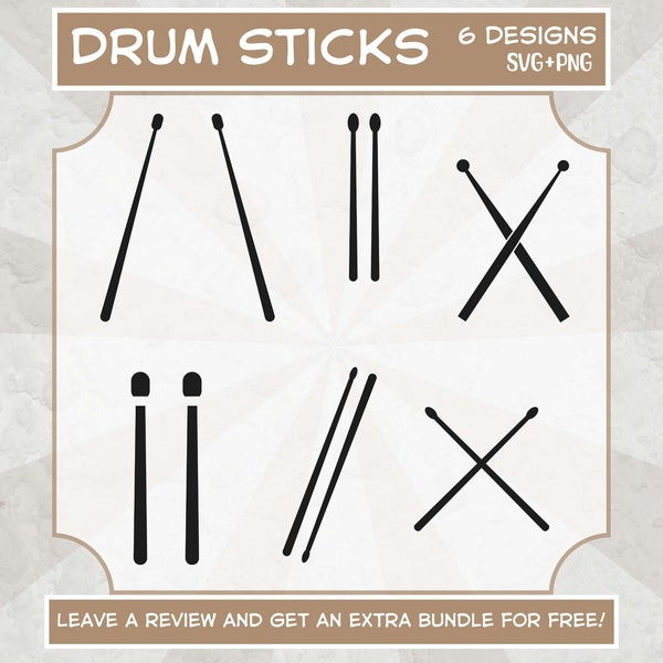 Drum Stick SVG, Svg files for Cricut, Drum Sticks SVG, Drum Clipart, Drummer clipart, Drum SVG, Drum Stick Cut File, Music Svg, Svg Cut File