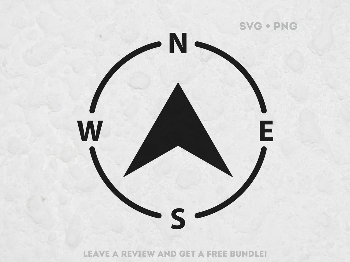 Compass SVG, SVG Files for Cricut, Map SVG, Directions Svg, Map Clipart ...