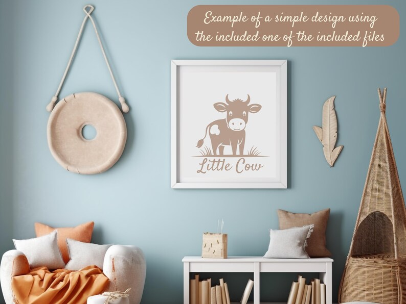 Cute Cow SVG Bundle, Farm Animal SVG PNG, Cow Cut Files, Baby Farm ...