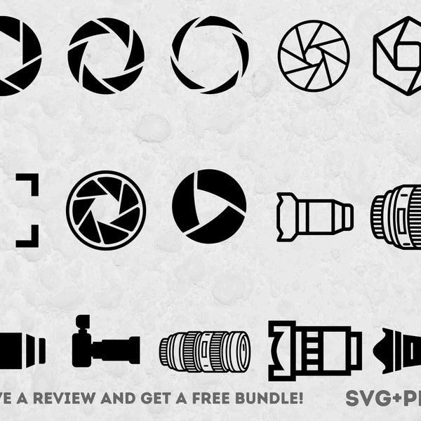 Photography SVG Bundle, SVG files for Cricut, Camera Lens Svg, Photography Clipart, Camera Svg, Photographer svg, Picture Svg, Image Clipart