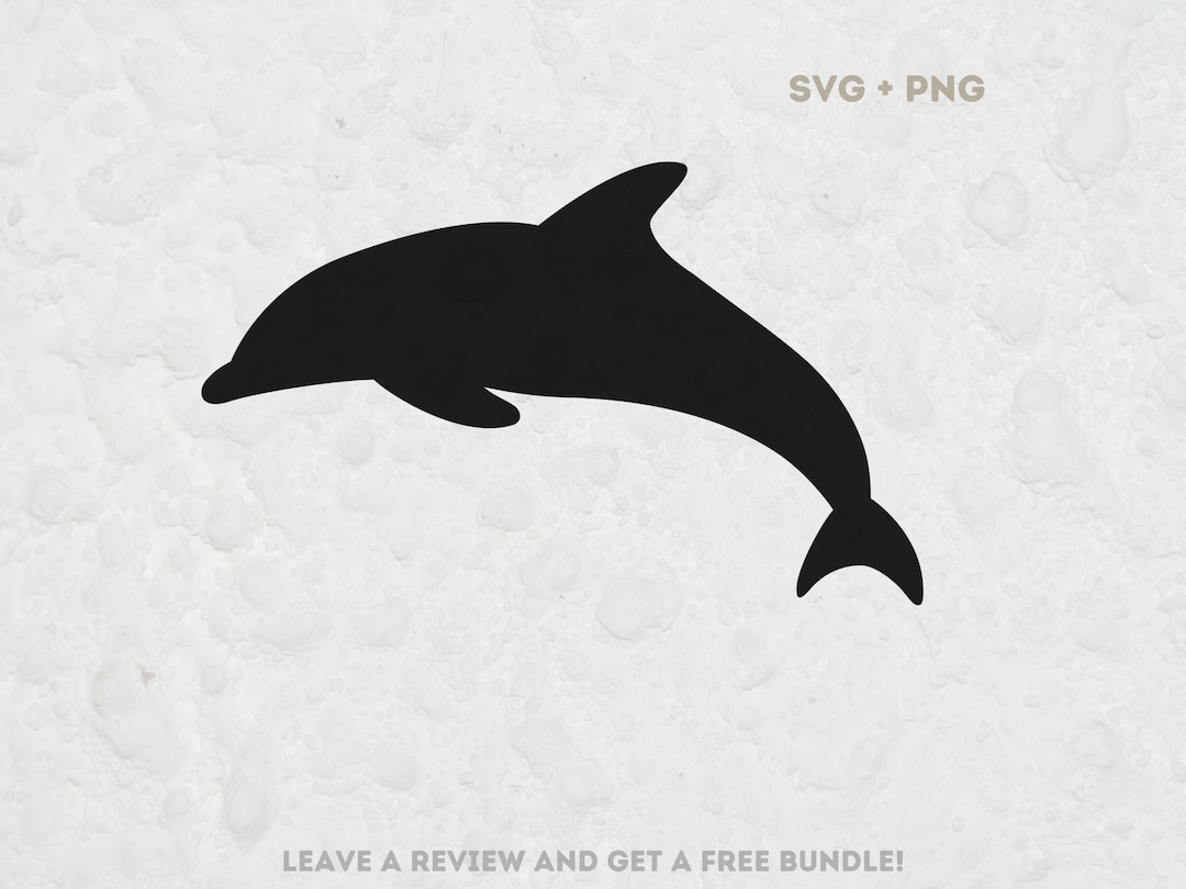 Dolphin Silhouette SVG, Svg File for Cricut, Dolphin Cut File, Dolphin