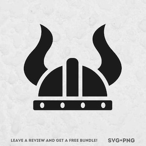 Viking Helmet SVG, Viking Helmet Cut File, Svg files for Cricut, Viking Clipart, Viking Helmet Silhouette, Helmet Clipart, Warrior Helmet
