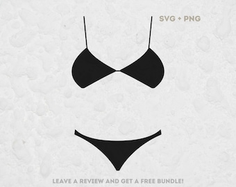 Bikini Svg, Svg-filer för Cricut, Bikini Cut-fil, Sommar Svg, Strand SVG, Strand Clipart, Kläder Svg, Bikini Clipart, Tropisk Clipart