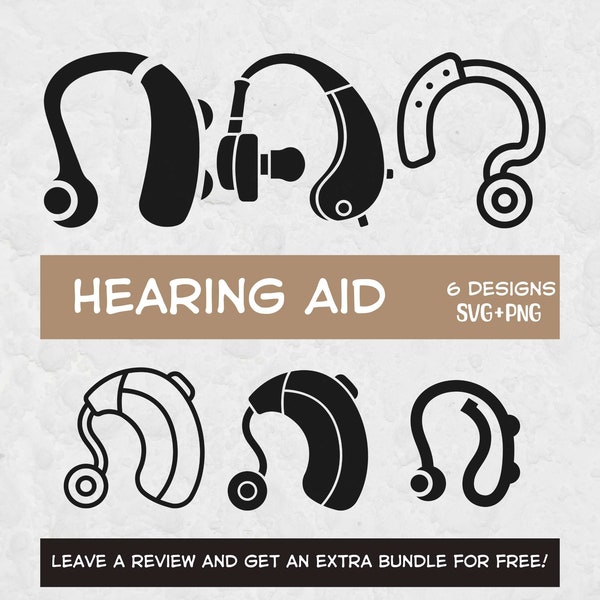 Hearing Aid Svg, SVG Files for Cricut, Hear SVG, Hearing Aids SVG, Hearing Clipart Image, Aid Svg, Medical Clipart, Hearing Impaired Svg