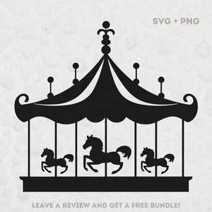 Carrossel Svg, arquivos SVG para Cricut, Adventure SVG, Theme Park SVG, Merry-go-round Svg, Amusement Park Svg, Tivoli Clipart, arquivo de corte de carrossel