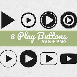Play Button SVG, Svg files for Cricut, Play clipart, Play Icon, Button Icon, Electric Svg, Play PNG, Play Design SVG, Play Button Vector
