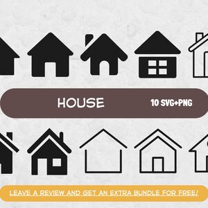 Casa in formato Svg, file in formato Svg per Cricut, file di taglio della casa, edificio in formato Svg, casa in formato Svg, silhouette della casa, pacchetto in formato Svg della casa, clipart della casa, design della casa in formato SVG