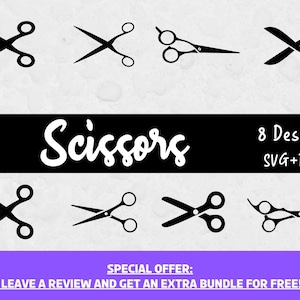 Scissor SVG, Scissor PNG, Barber Scissor Clipart, Haircut Scissor Cut File,  Barber Tool Vector for Cricut Silhouette File, Print at Home 
