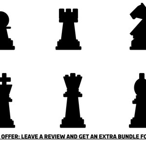 Chess Pieces SVG, Svg Files for Cricut, Chess Svg, Chess Piece SVG