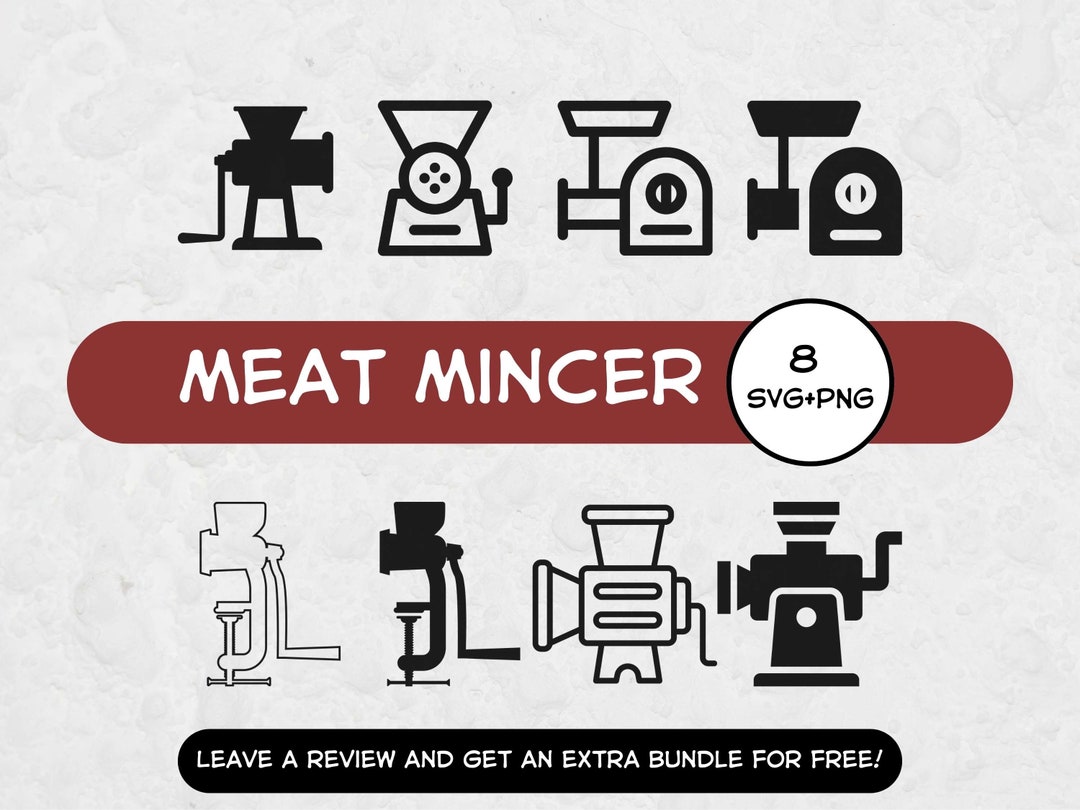 Meat Mincer SVG, SVG Files for Cricut, Kitchen Clipart Image, Kitchen ...