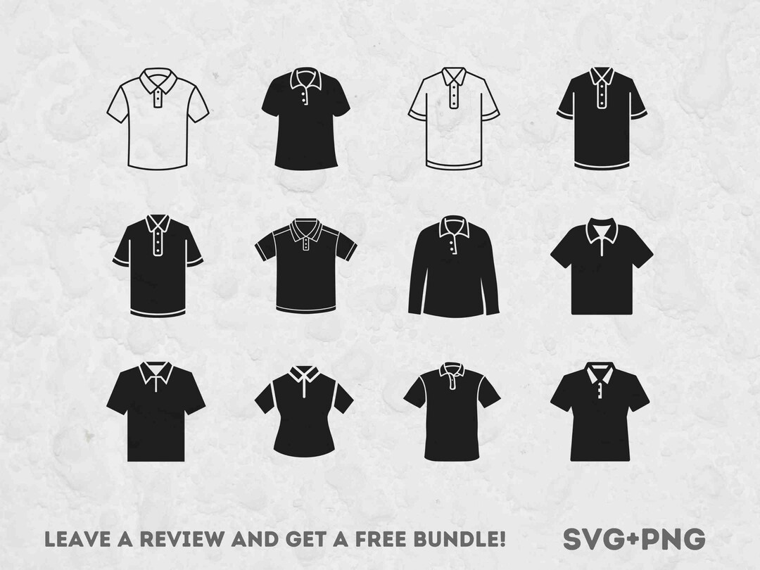 Polo Shirt Svg, Svg Files for Cricut, Cricut SVG, Shirt Cut File ...