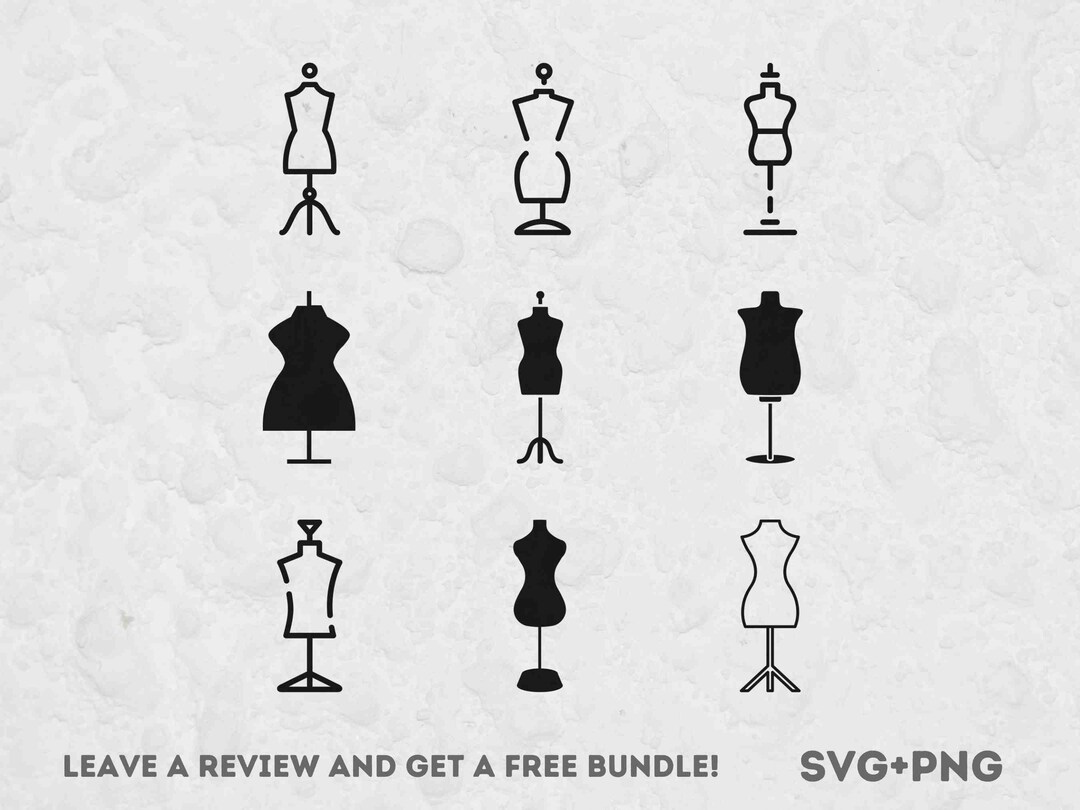 Mannequin SVG, SVG Files for Cricut, Doll Svg, Sewing Svg, Fashion Svg