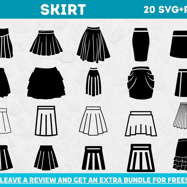 Skirt Svg, Svg Files for Cricut, Cricut SVG, Clothing Svg, Women's Wear Svg, Skirt Cut File, Clothes Clipart, Fashion SVG, Model SVG