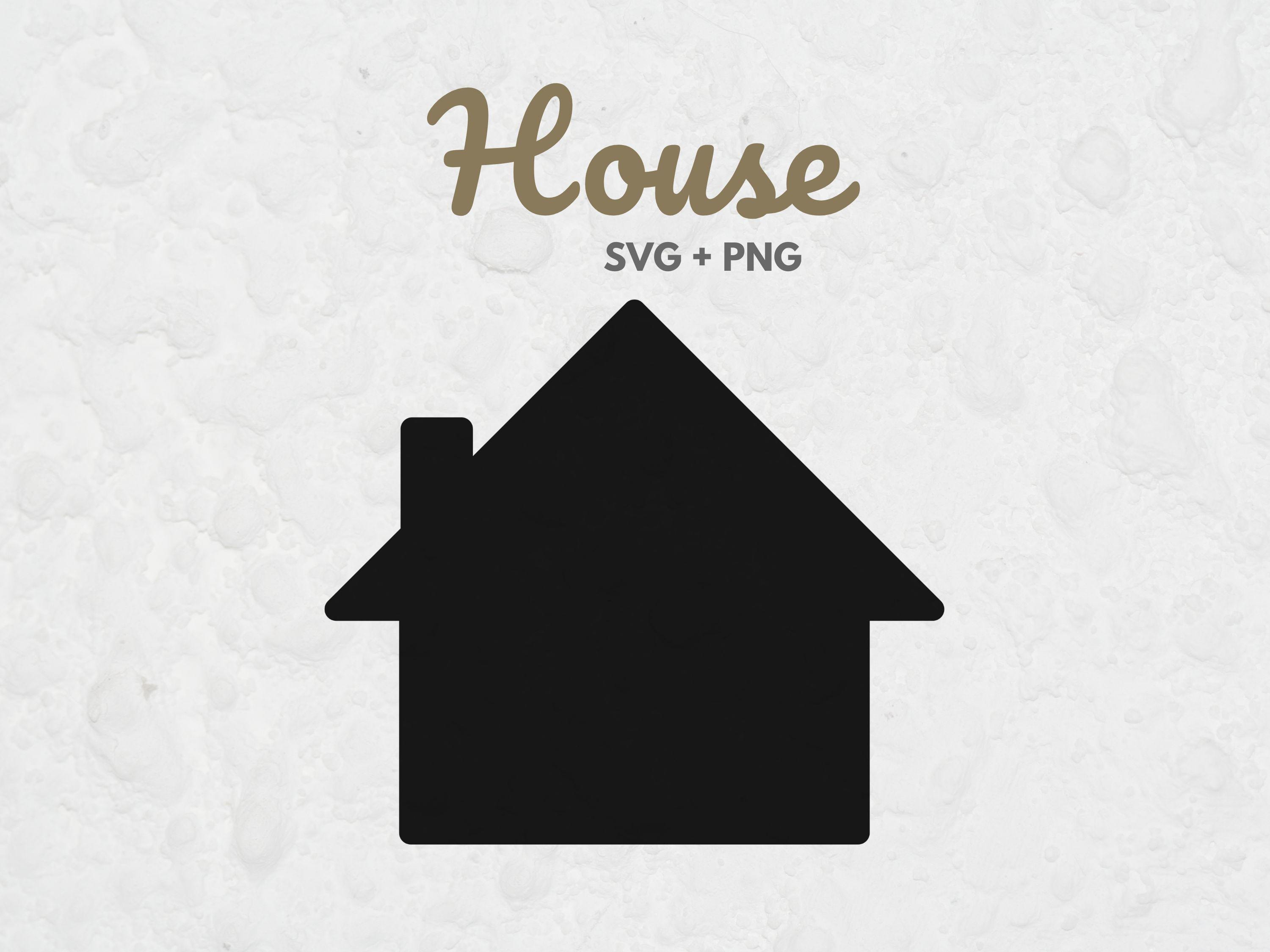 House Silhouette SVG, Home Outline Cut File, Cricut House SVG ...