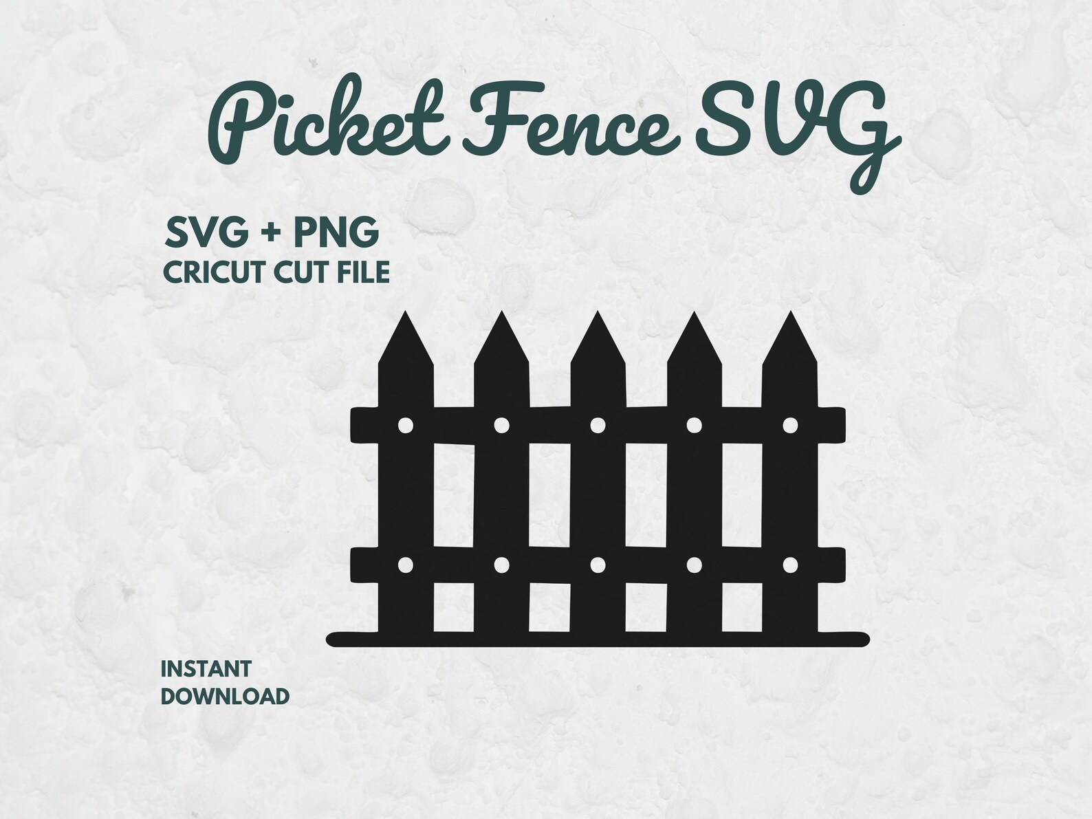 Picket Fence SVG, Fence SVG PNG, Garden Fence Clipart, Farm Fence Cut ...