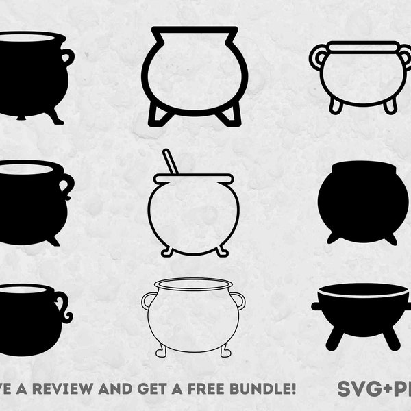 Cauldron Svg, Svg Files for Cricut, Halloween Svg, Witch svg, Cauldron Cut File, Cooking SVG, Magic svg, Witch clipart, Magic Potion SVG