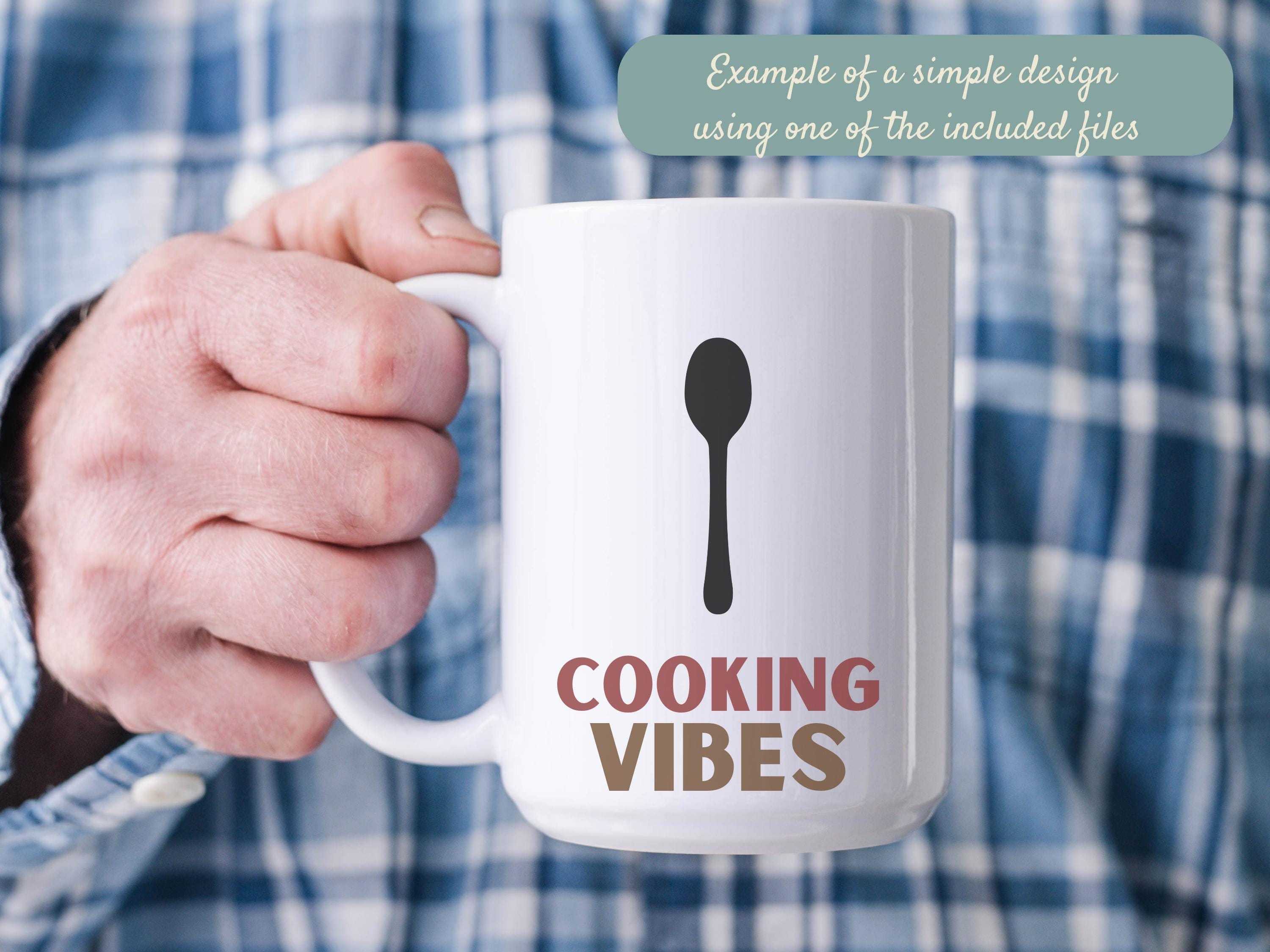 Spoon SVG Bundle, Kitchen Utensil Cut File, Cooking Tools for Cricut ...