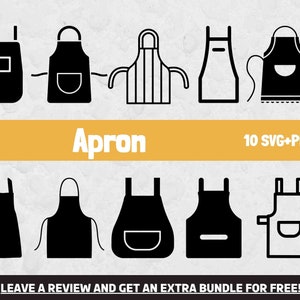 Tablier SVG, fichiers Svg pour Cricut, Chef SVG, Cook Svg, Kitchen SVG, Cooking Svg, Apron Cut File, Cooking clipart, Kitchen Apron Svg, Apron Png