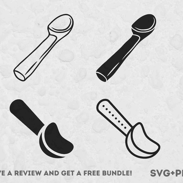 Ice Cream Scoop SVG, Ice Clipart, SVG Files for Cricut, Food Clipart, Scoop svg, Summer svg, Ice Cream SVG