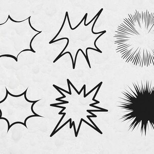 Explosion SVG Bundle, Svg Files for Cricut, Cartoon Svg, Explode SVG ...
