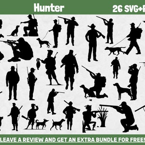 Jäger-Svg-Dateien für Cricut, Jäger-Silhouette, Jagd-Schnitt-Datei, Jagd SVG, Outdoor SVG, Jagd PNG, Hirsch Jäger SVG, Jagd Clipart