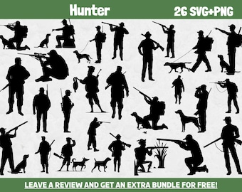 Hunter Svg, Svg Files for Cricut, Hunter Silhouette, Hunt Cut File, Hunting SVG, Outdoor SVG, Hunting PNG, Deer Hunter Svg, Hunting Clipart