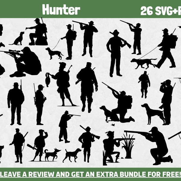 Hunter Svg, Svg Files for Cricut, Hunter Silhouette, Hunt Cut File, Hunting SVG, Outdoor SVG, Hunting PNG, Deer Hunter Svg, Hunting Clipart