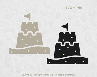 Sand Castle Svg Png, Svg Files for Cricut, Beach Svg, Sand SVG, Castle Clipart, Sandcastle SVG, Beach Clipart, Kids Clipart
