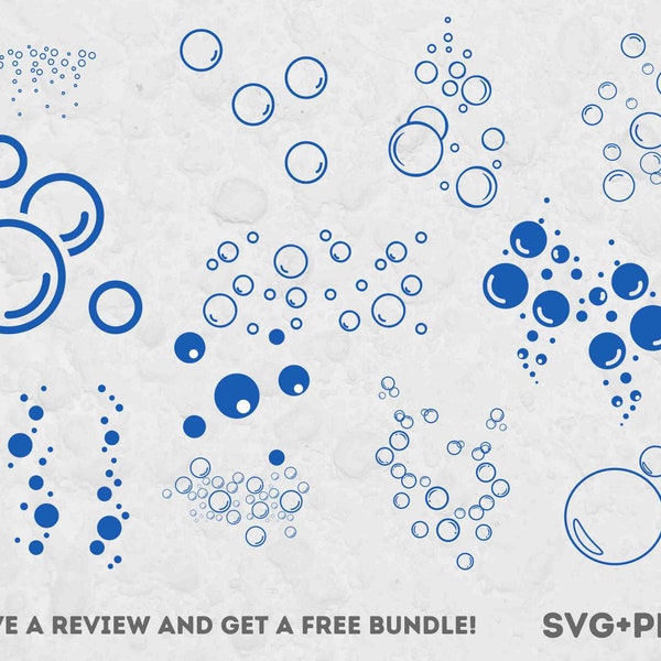 Bubble Svg Bundle, SVG Files for Cricut, Bubble PNG, Bubbles, Water Svg, Bubbly Svg, Bubble Clipart Image, Water Bubbles Svg, Water Clipart