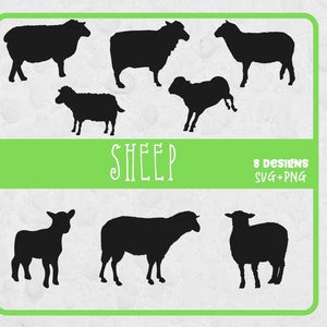 Sheep Svg Bundle SVG Files for Cricut Sheep Cut File Sheep - Etsy