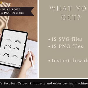 House Roof SVG Bundle, Real Estate Logo SVG, Realtor Branding, Roof ...