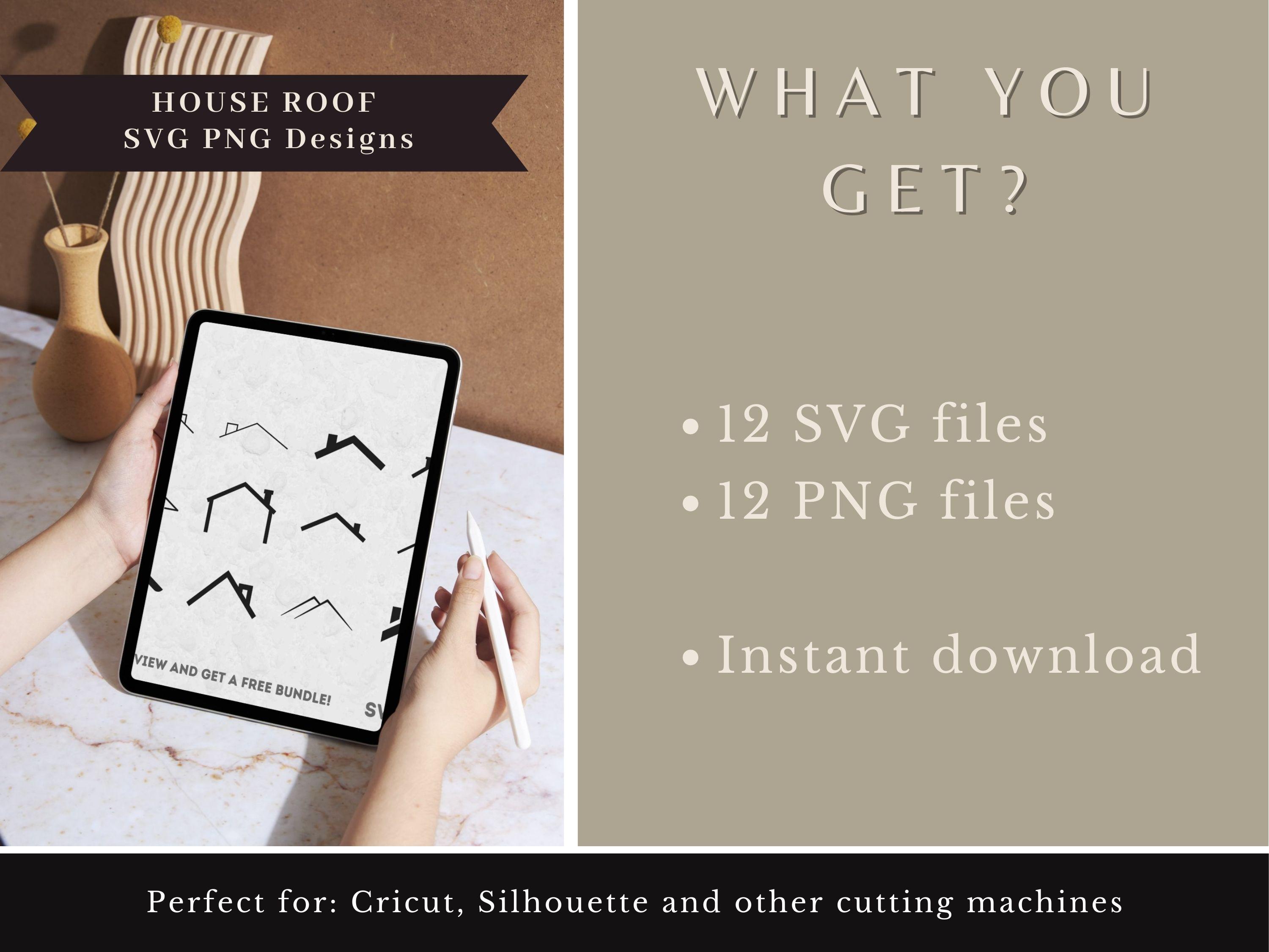 House Roof SVG Bundle, Real Estate Logo SVG, Realtor Branding, Roof ...