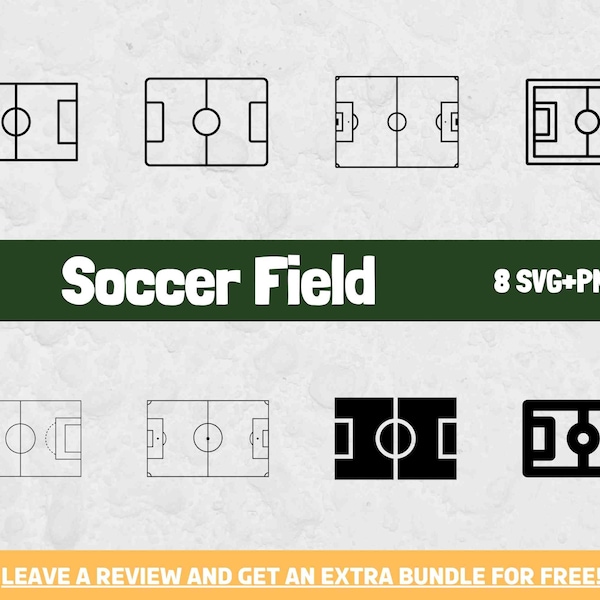 Soccer Field Svg, SVG Files for Cricut, Soccer Svg, Soccer Clipart, Soccer Cut File, Field svg, Sports Clipart, Instant Download, Coach