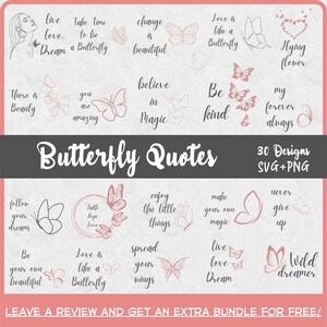 Schmetterling SVG, SVG-Dateien für Cricut, Schmetterling PNG, Schmetterling geschnitten Datei, Schmetterling Zitate, inspirierende SVG, psychische Gesundheit, Selbstliebe svg