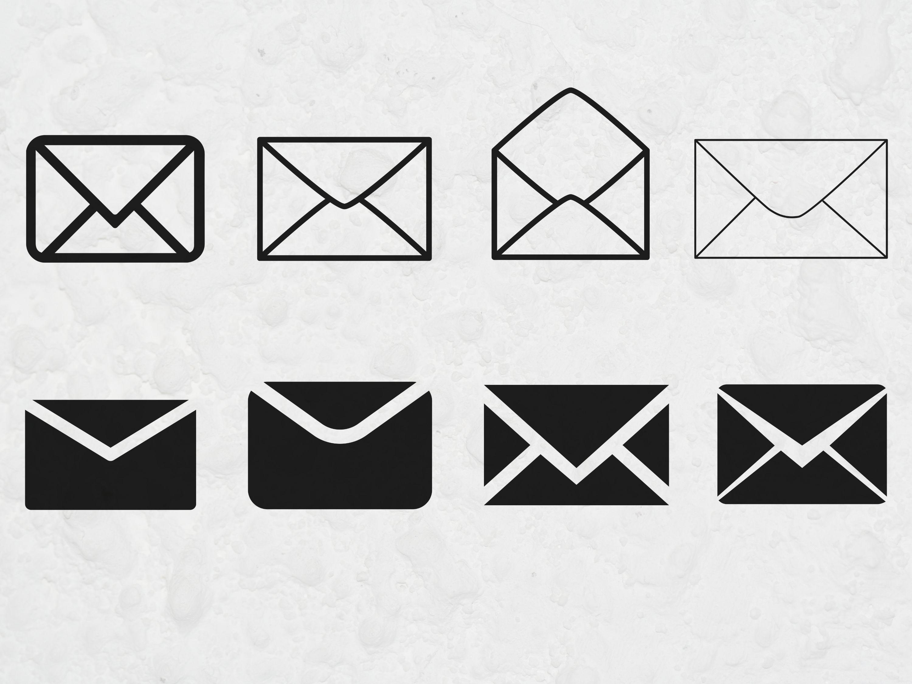 Envelope SVG Bundle, Mail Icon SVG, Envelope Clipart, Letter SVG, Post ...