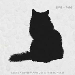 Ragdoll Katze SVG, SVG-Dateien für Cricut, Katze Clipart, Ragdoll Silhouette, Katze Silhouette, Katze Png, Katzenliebhaber SVG, Katze Lady SVG, Katze Design