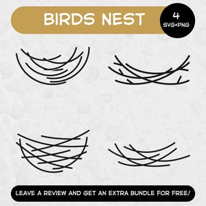 Birds Nest Svg, arquivos SVG para Cricut, Bird Lover, Bird Clipart, Bird Svg, Bird Cut File, Nest SVG, Bird Watcher, Bird Home SVG, Nesting Svg