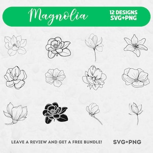 Ceramic Decals, Underglaze Transfer Flower Magnolia 