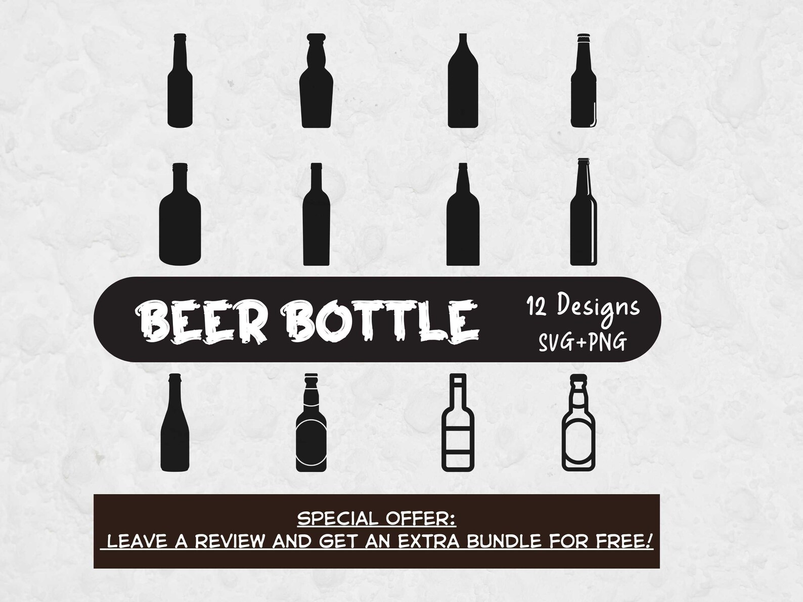 Botella de cerveza SVG, archivos svg para Cricut, imágenes prediseñadas ...