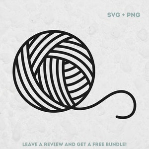Yarn Ball Svg, Pliki SVG dla Cricut, Yarn Svg, Ball Outline Svg Png, Obraz clipart do robienia na drutach, Yarn Outline Svg, Ikona do tworzenia, Crochet SVG