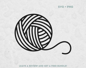 Yarn Ball Svg, SVG Files for Cricut, Yarn Svg, Ball Outline Svg Png, Knitting Clipart Image, Yarn Outline Svg, Crafting Icon, Crochet SVG